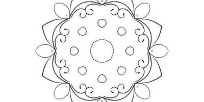 Орнамент цветы 393