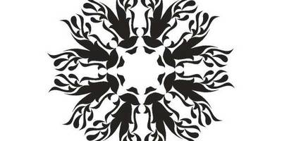 Орнамент цветы 441