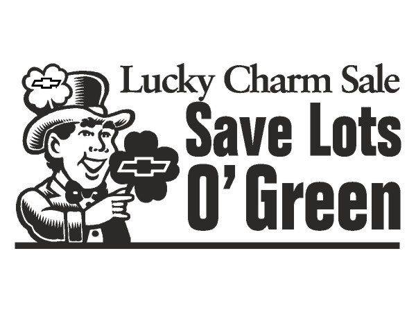 Chevrolet Lucky Charm Sale Chevrolet Lucky Charm Sale