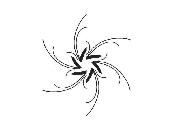 Орнамент цветы 412