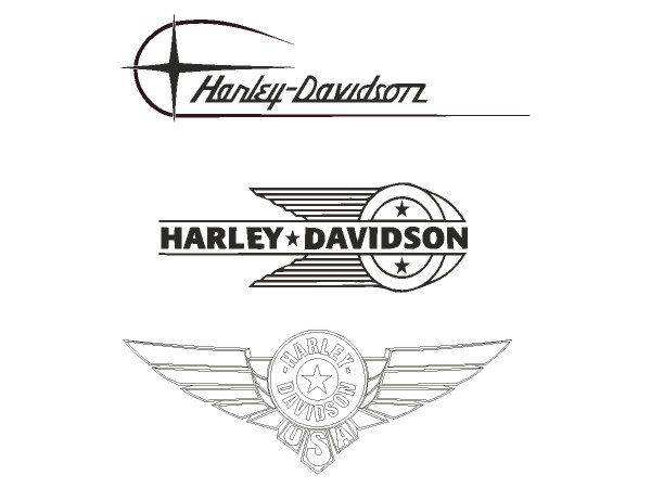 Harley-Davidson old logos Harley-Davidson old logos