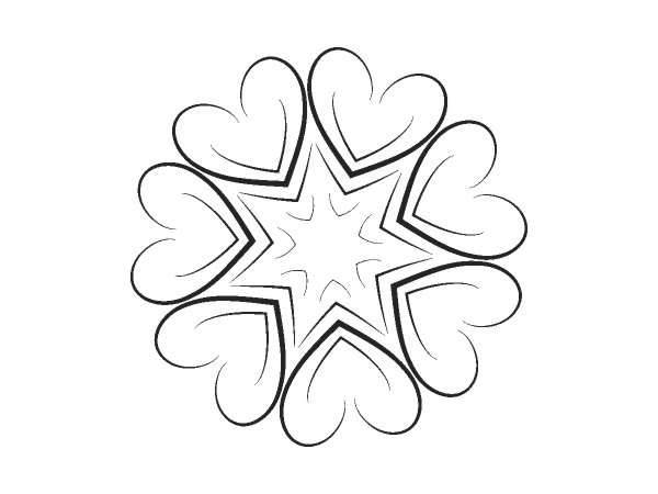 Орнамент цветы 372