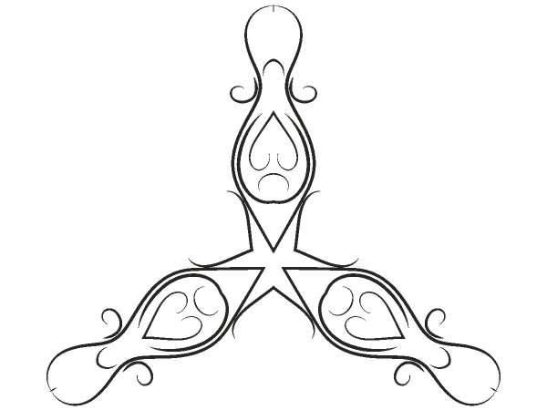 Орнамент цветы 343