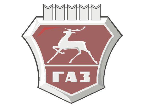 GAZ auto 3D logo GAZ auto 3D logo