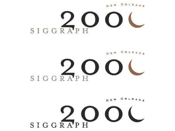 Siggraph 2000 logos