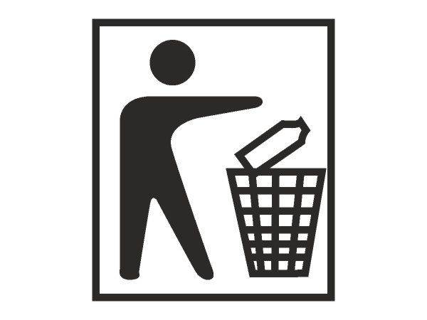 Garbage icon logo Garbage icon logo