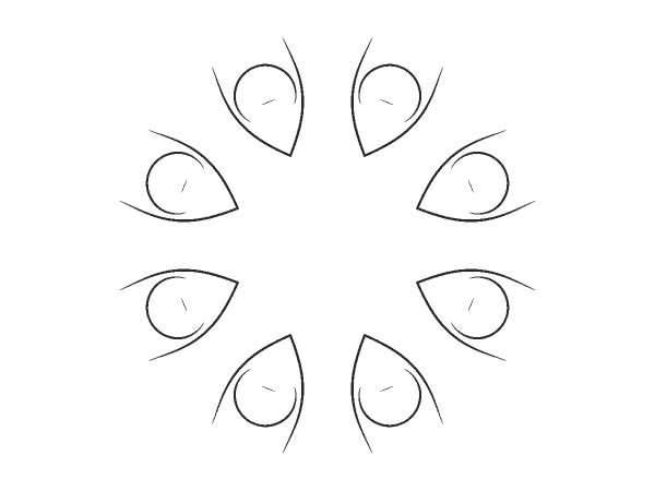 Орнамент цветы 360