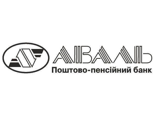 AVAL bank logo in UKRAINIAN