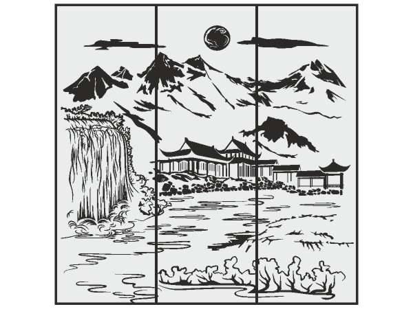 Прямоугольный орнамент 2066