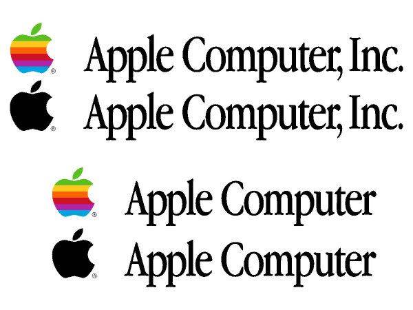 Apple Computer logos