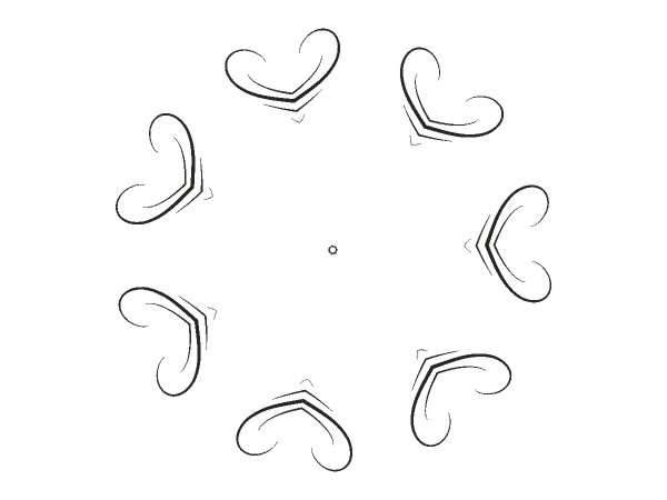 Орнамент цветы 375