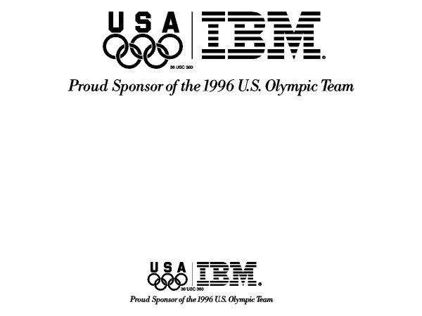 IBM Olympic games logoB IBM Olympic games logoB