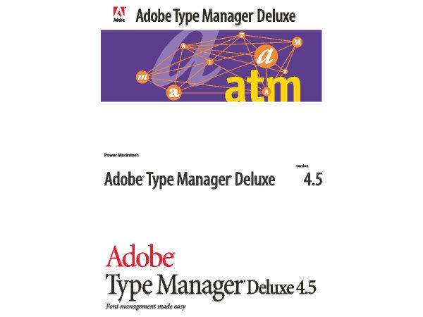 Adobe Type Manager logos