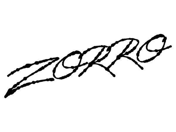 Виниловая наклейка на авто Zorro 45