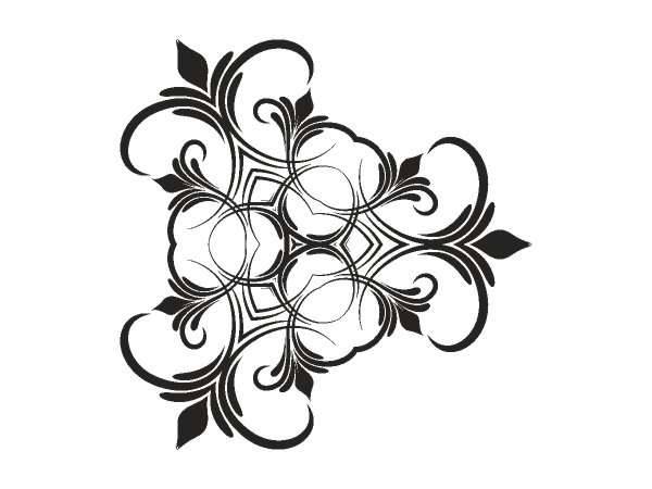 Орнамент цветы 290