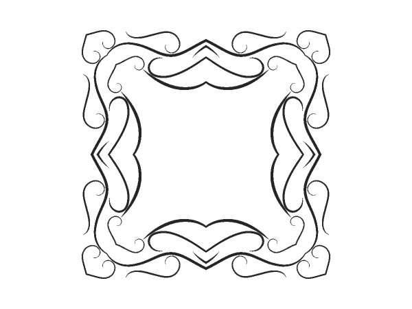 Орнамент цветы 480