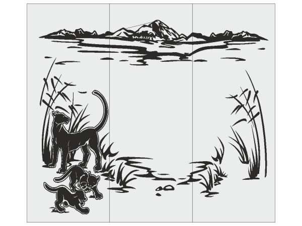 Прямоугольный орнамент 2081