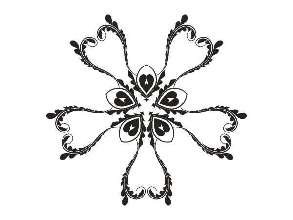 Орнамент цветы 246