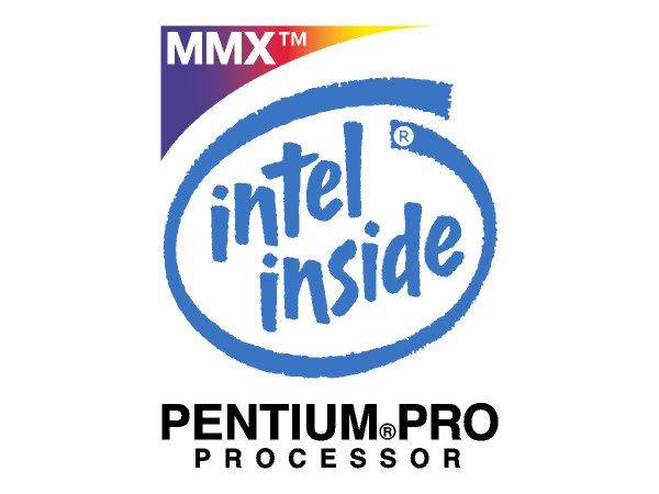 Intel PentiunPro MMX logo Intel PentiunPro MMX logo