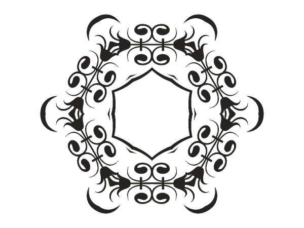 Орнамент цветы 25